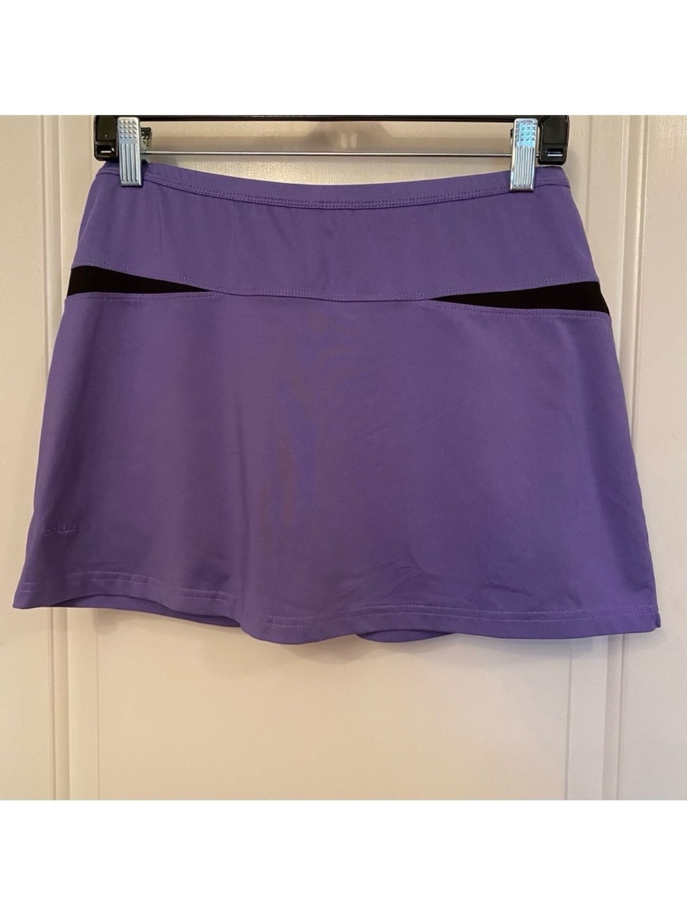 BOLLE SKIRT SKORT PURPLE BLACK ACCENT SHORT MINI ACTIVE ATHLETIC SIZE S